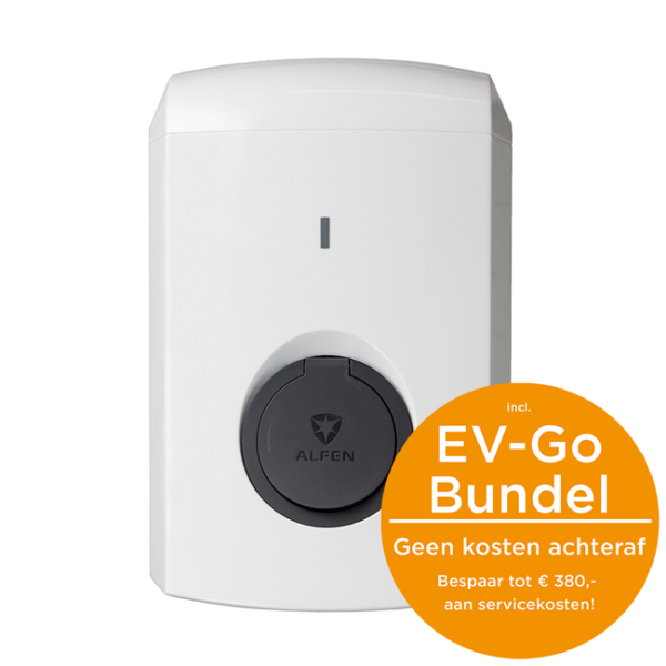Alfen | Single S-line | 11kW | Socket | Wit