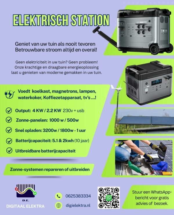 P5000E Pro Zonnegenerator - Afbeelding 4