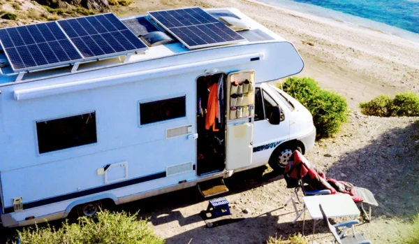 Camper-, Caravan- en Daktent Zonnegenerator Uitrusting - Afbeelding 4